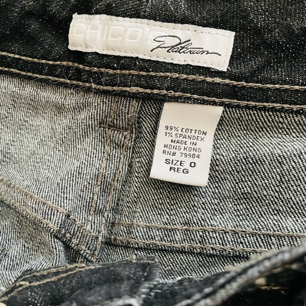 Chicos platinum edition black jeans - Picture 5 of 6